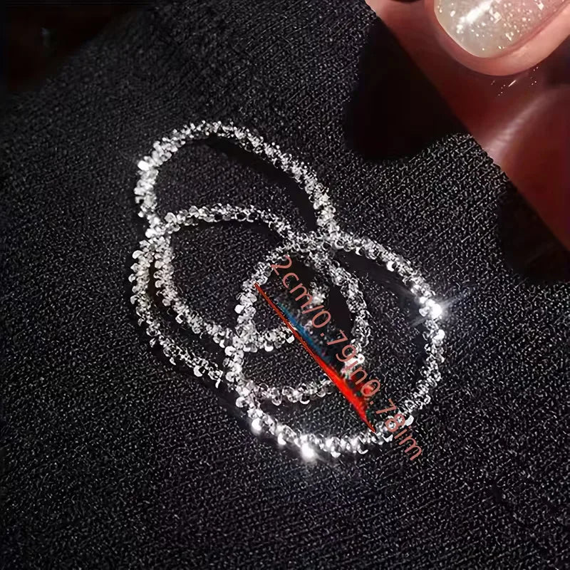 Ring set with sparkling rings