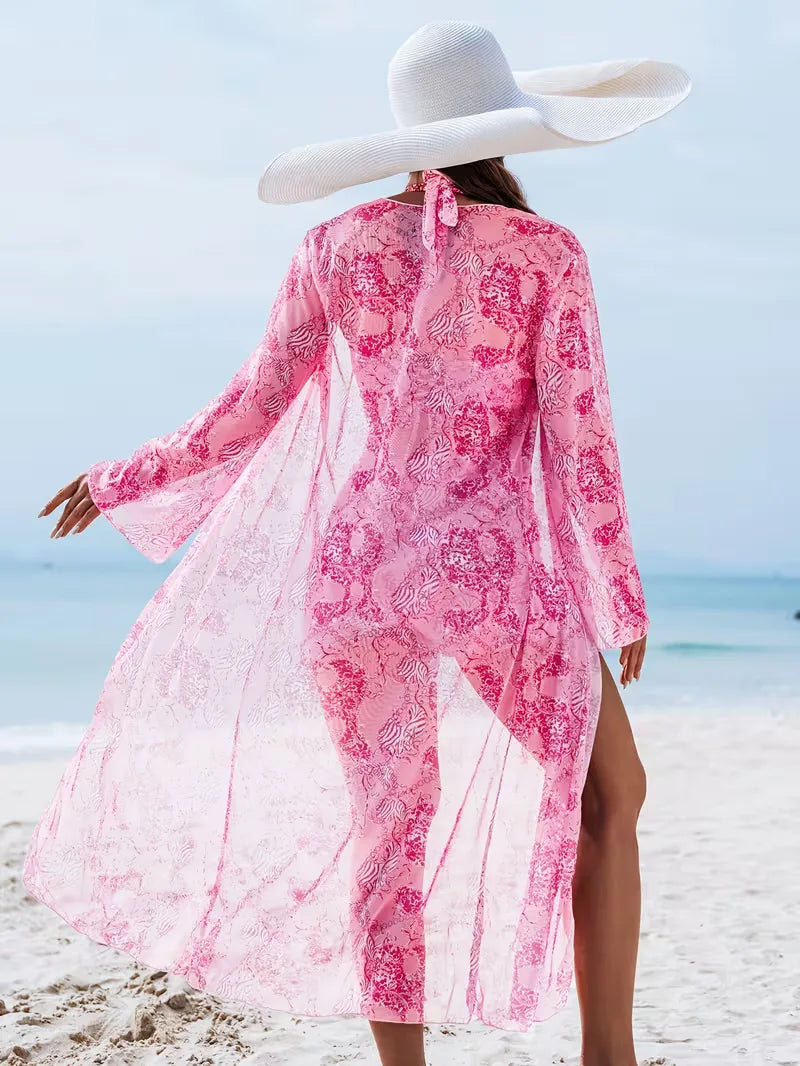 Cover-up with Halter Neck and Shorts
