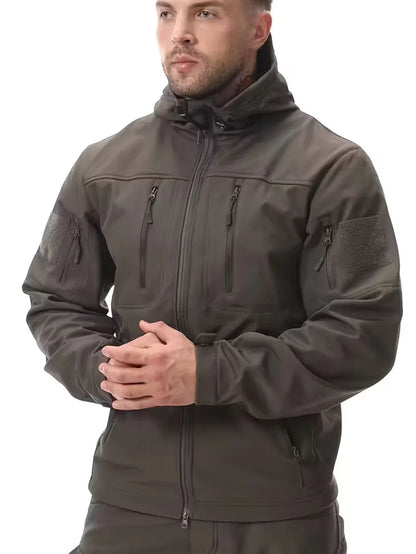 Parka with fleece lining