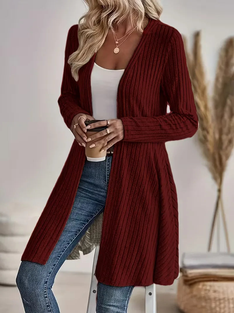 Black cardigan with V-neck