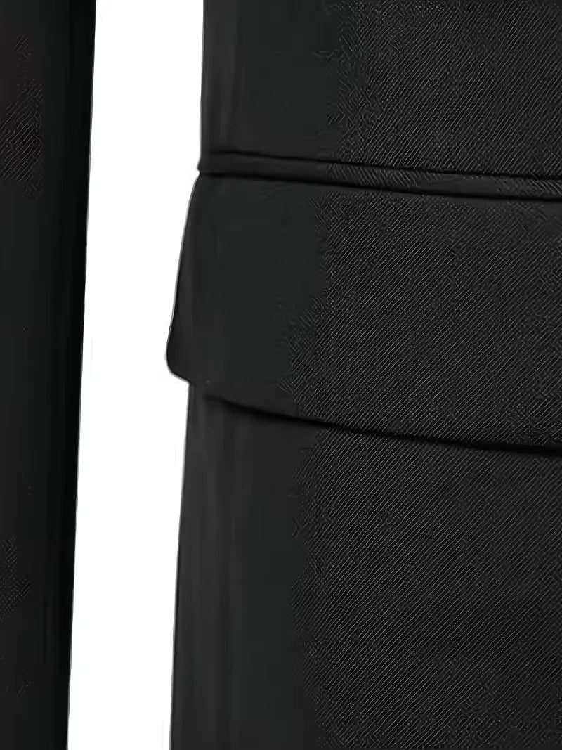 Three-piece suit with slim fit