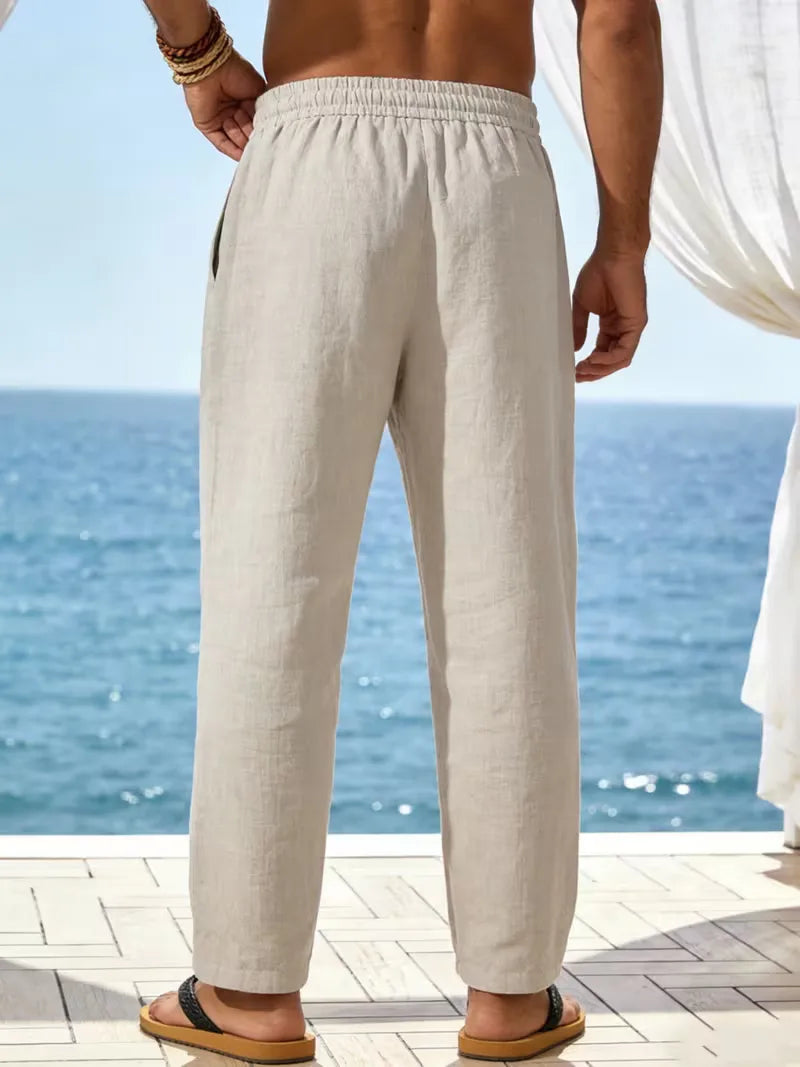 Chinos with Elastic Waist