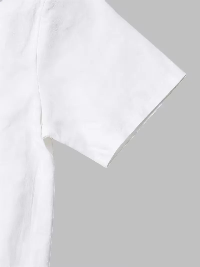 Summer Clothing Set with V-Neck