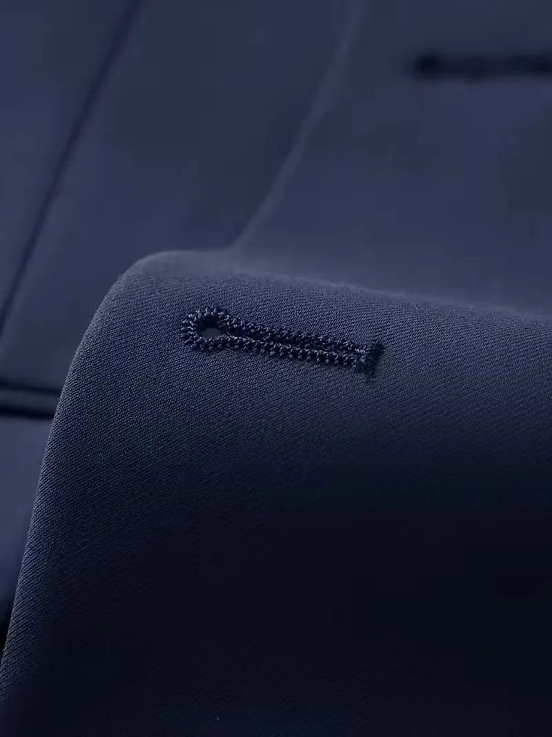 Three-piece suit with slim fit