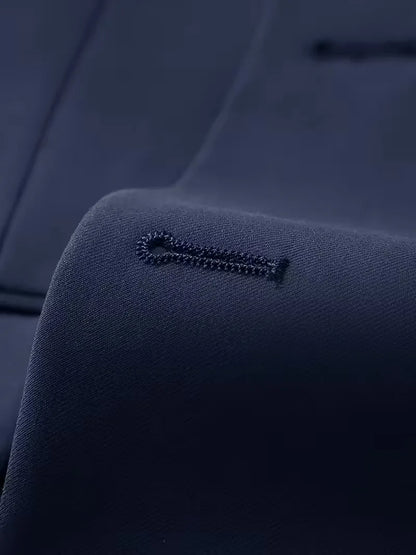 Three-piece suit with slim fit