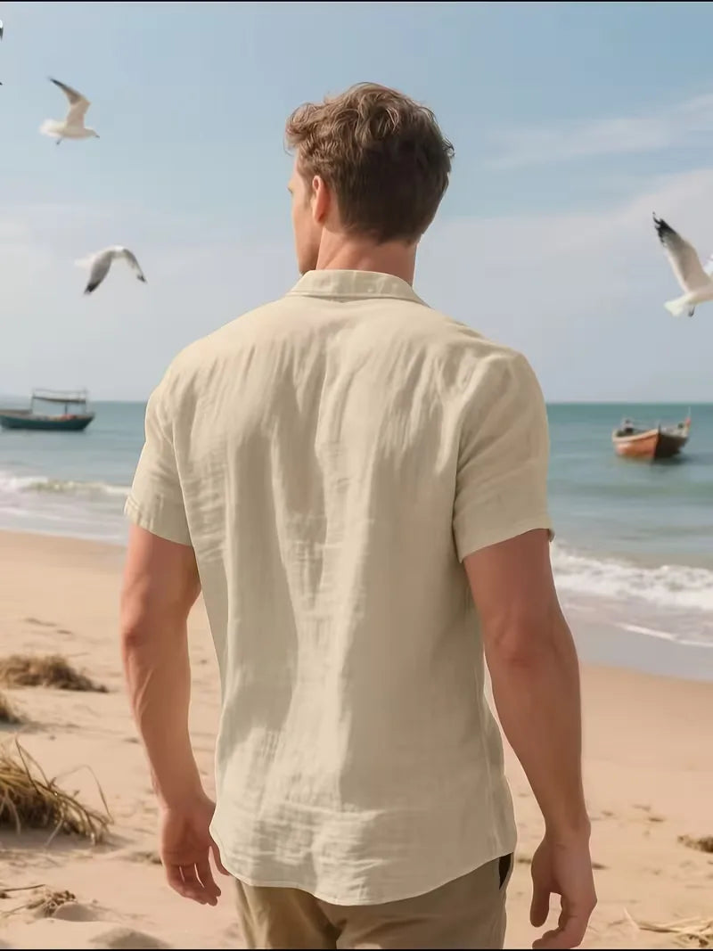 Short Sleeve Shirt with Chest Pocket