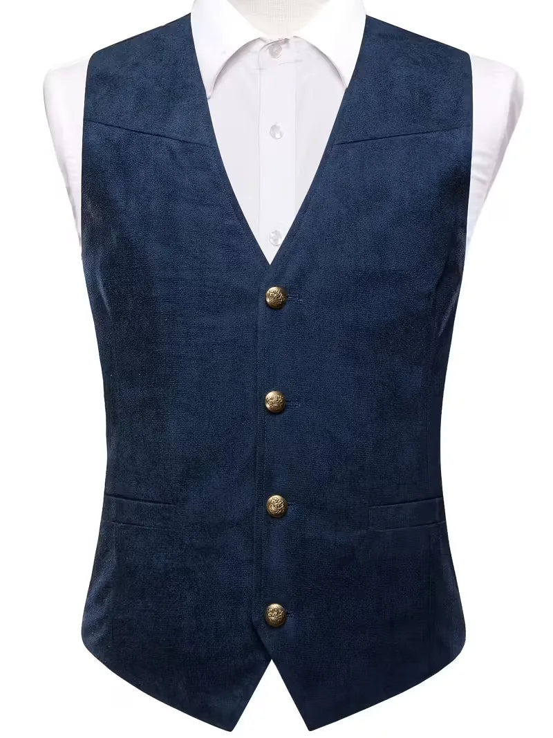 Waistcoat with V-neck and Buttons