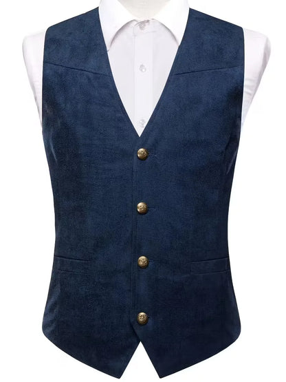 Waistcoat with V-neck and Buttons