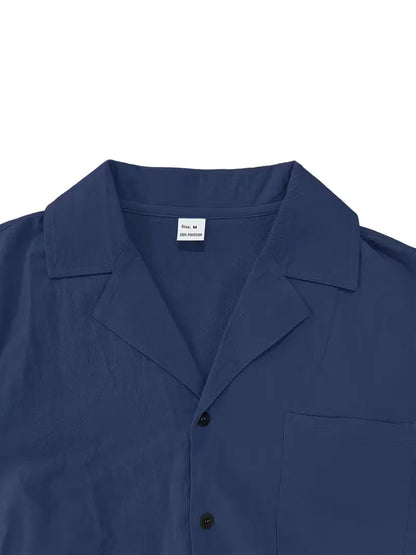 Short Sleeve Shirt with Trousers