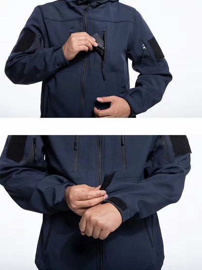 Parka with fleece lining