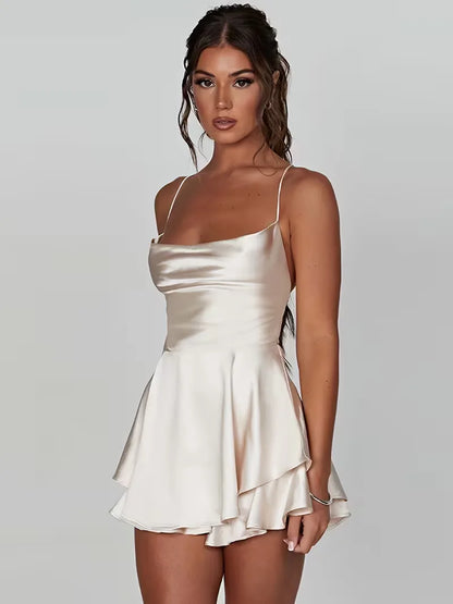 Party Dress with Spaghetti Straps