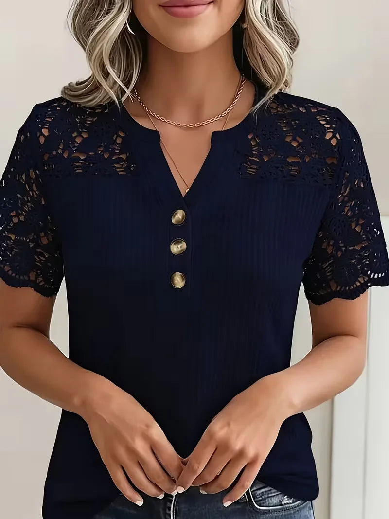 Lace Detail T-shirt