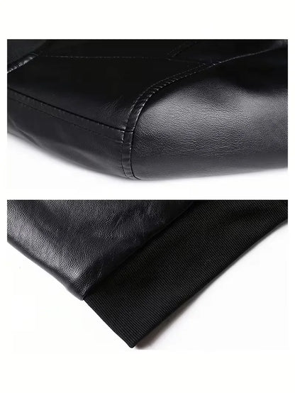 Slim Fit Bomber Jacket with Long Sleeves