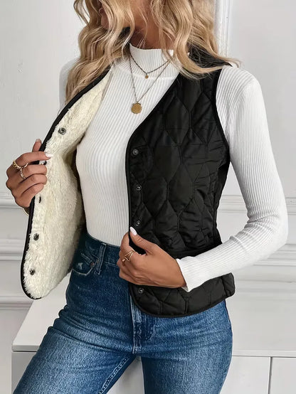 Bodywarmer with Button Closure