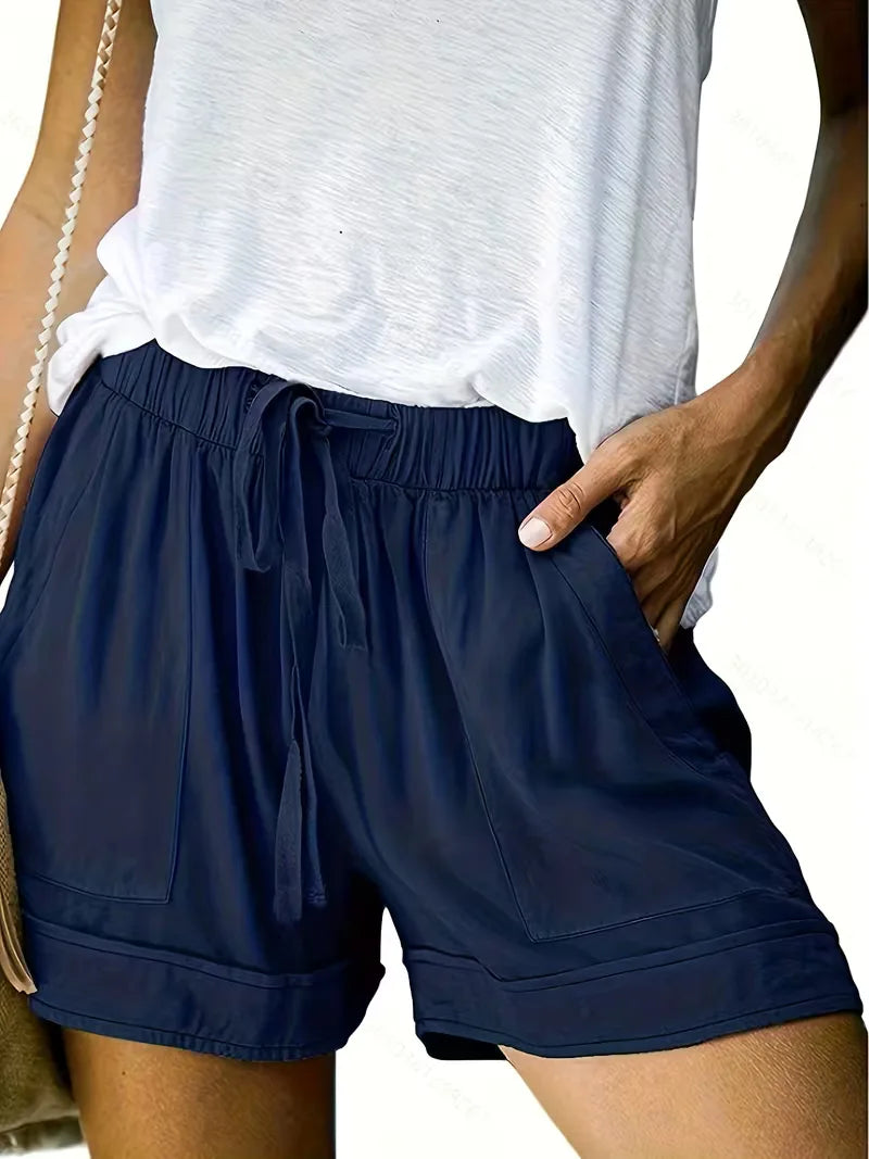 Shorts with Elastic Waistband
