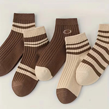 Set of five pairs of socks