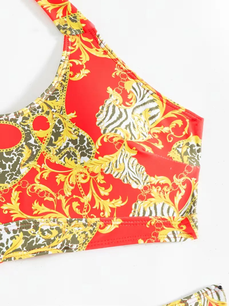 Cover-up with Halter Neck and Shorts