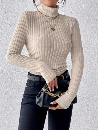 Turtle Neck Jumper with Long Sleeves