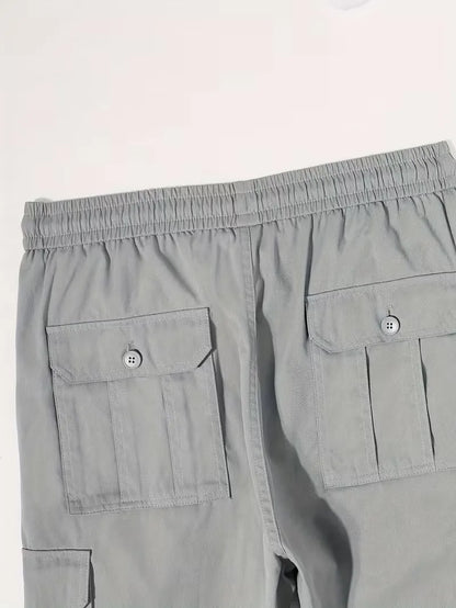 Cargo trousers with flap pockets