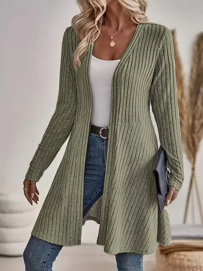 Black cardigan with V-neck