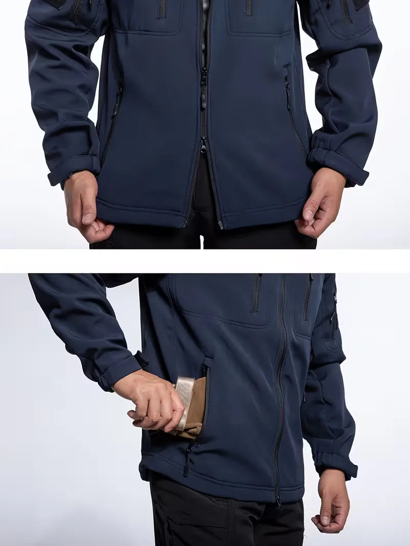 Parka with fleece lining
