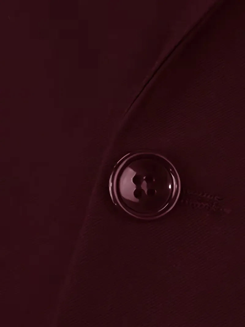 Three-piece suit with slim fit