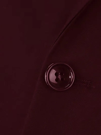Three-piece suit with slim fit