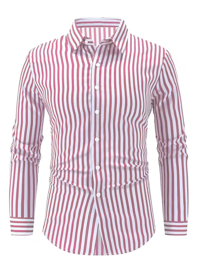 Smart shirts with vertical stripes