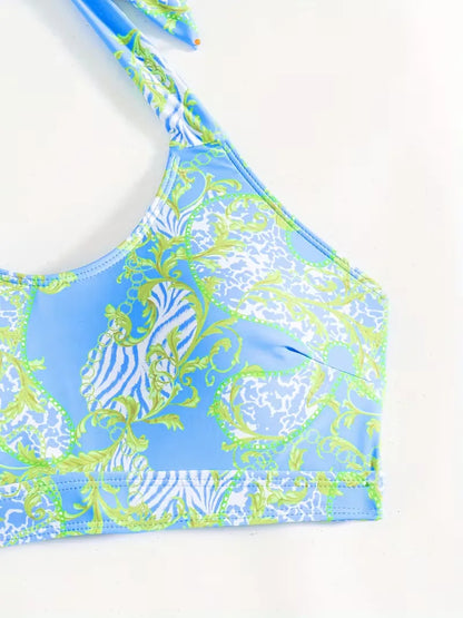 Cover-up with Halter Neck and Shorts