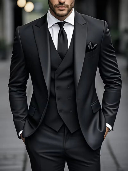 Three-Piece Slim Fit Suit
