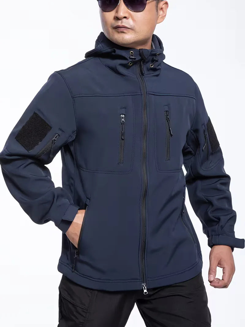 Parka with fleece lining
