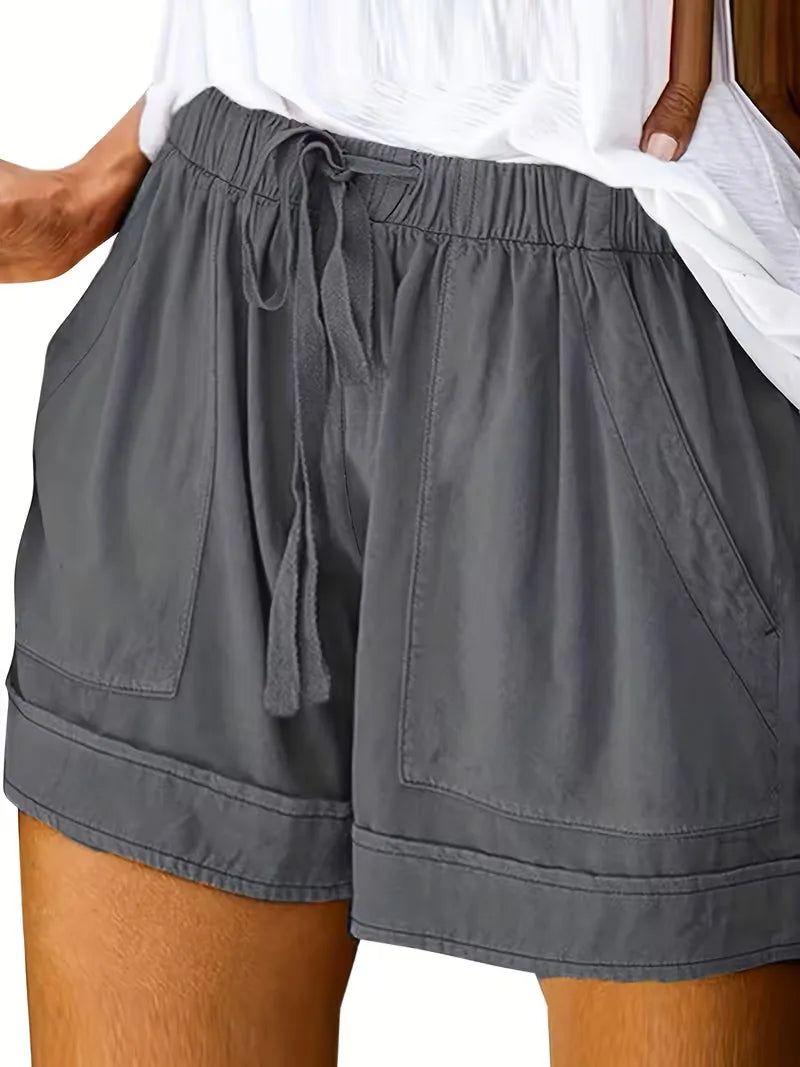 Shorts with Elastic Waistband
