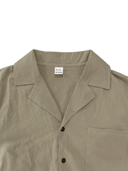 Short Sleeve Shirt with Trousers