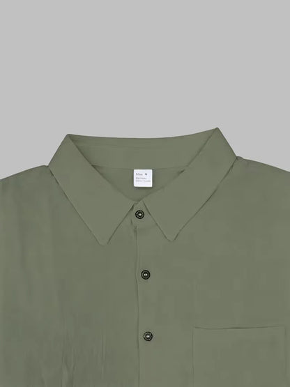 Summer Clothing Set with V-Neck