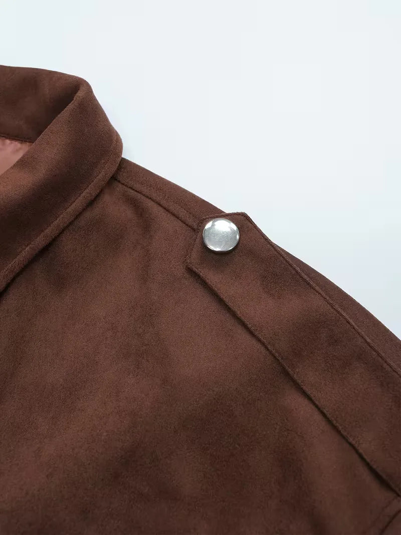 Oversized Leather Jacket