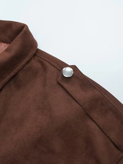 Oversized Leather Jacket
