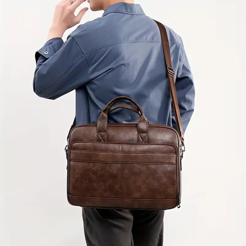 Laptop bag with adjustable shoulder strap