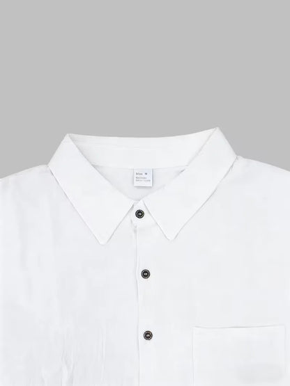 Summer Clothing Set with V-Neck