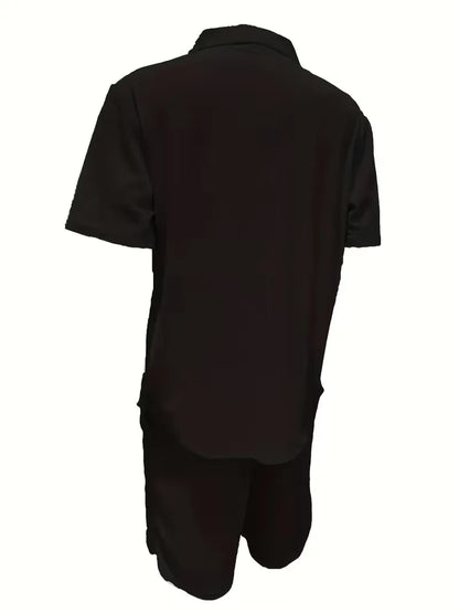Summer Clothing Set with V-Neck