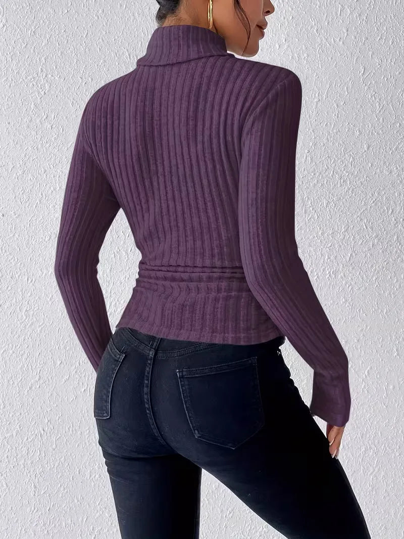 Turtle Neck Jumper with Long Sleeves