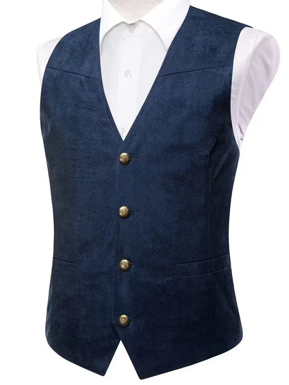 Waistcoat with V-neck and Buttons