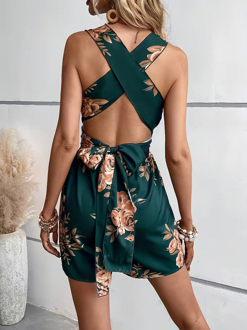 Floral Print Jumpsuit