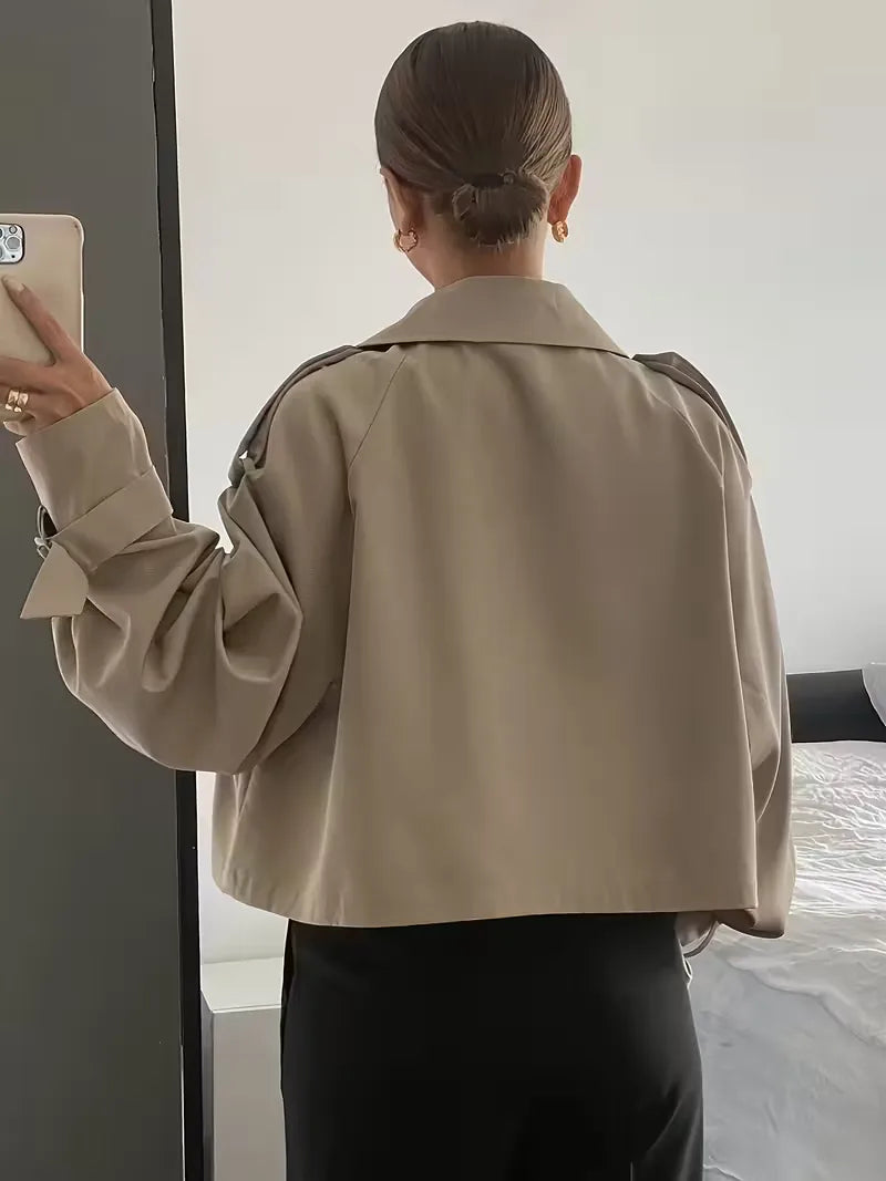 Oversized Fit Trench Coat