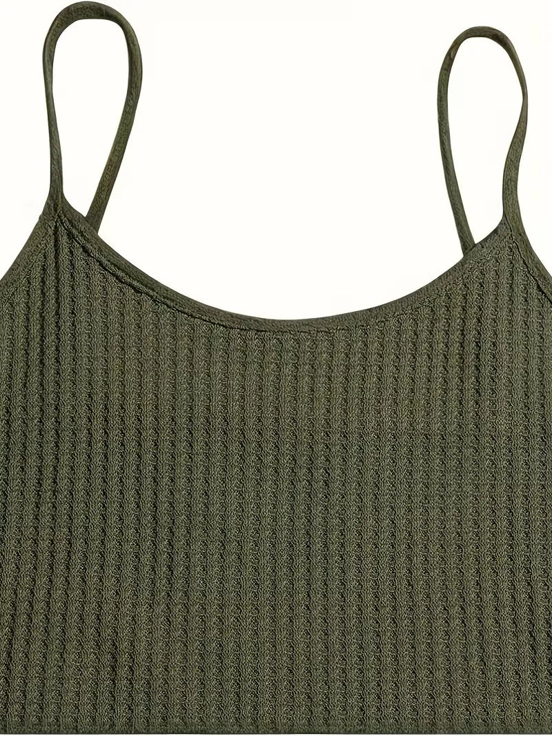 Three-piece set with waffle texture