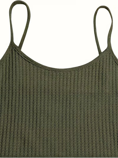 Three-piece set with waffle texture