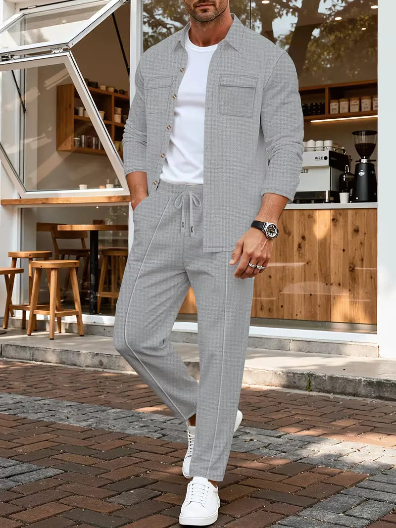 Bomber Jacket with Button Closure and Chest Pockets