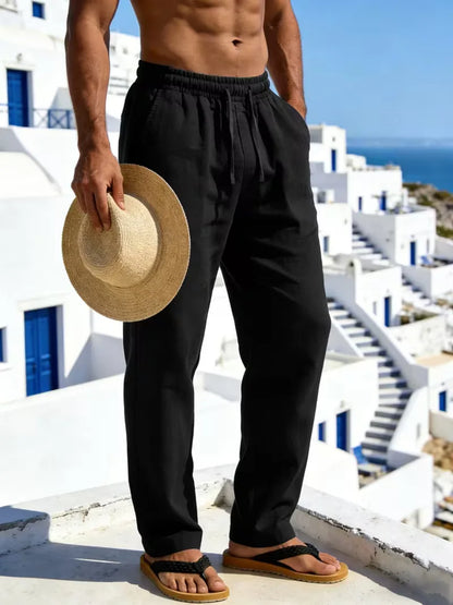 Chinos with Elastic Waist