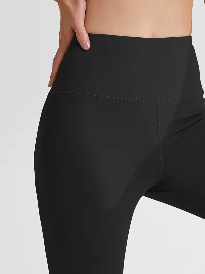 Flared Trousers with High Waist