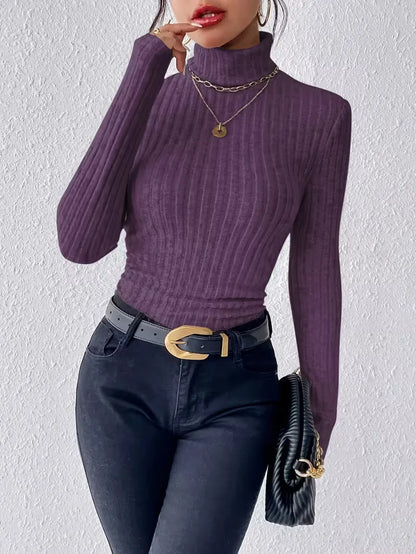 Turtle Neck Jumper with Long Sleeves