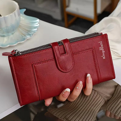 Wallet with Double Zip